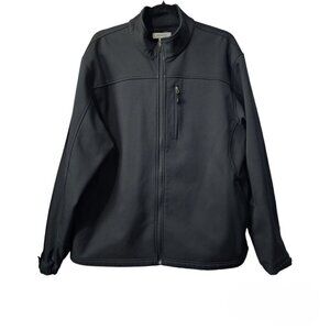 🔥Emerge Softshell Full Zip Long Sleeve Fleece Lined Black Jacket